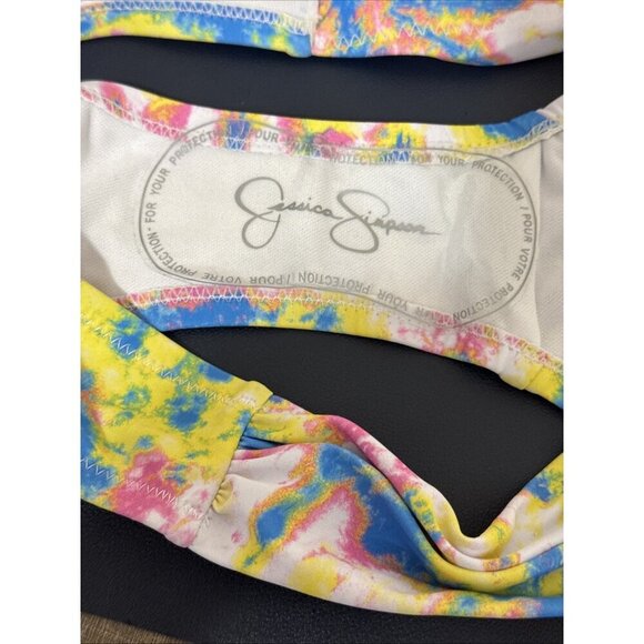 Jessica Simpson Women's M ide Shirred Hipster Bikini Bottom Multicolor NWT - Picture 8 of 15